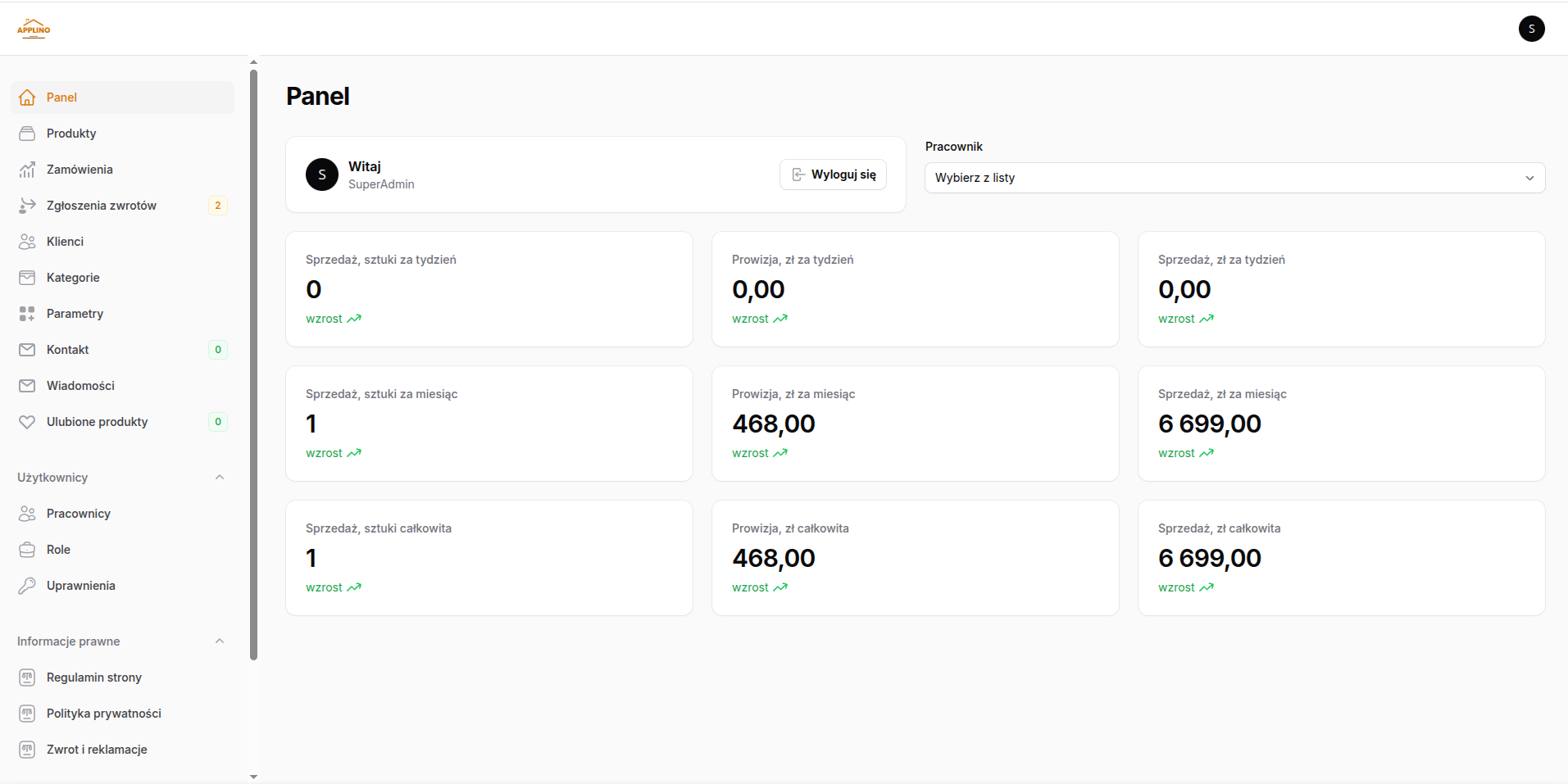 System zarządzania - 2