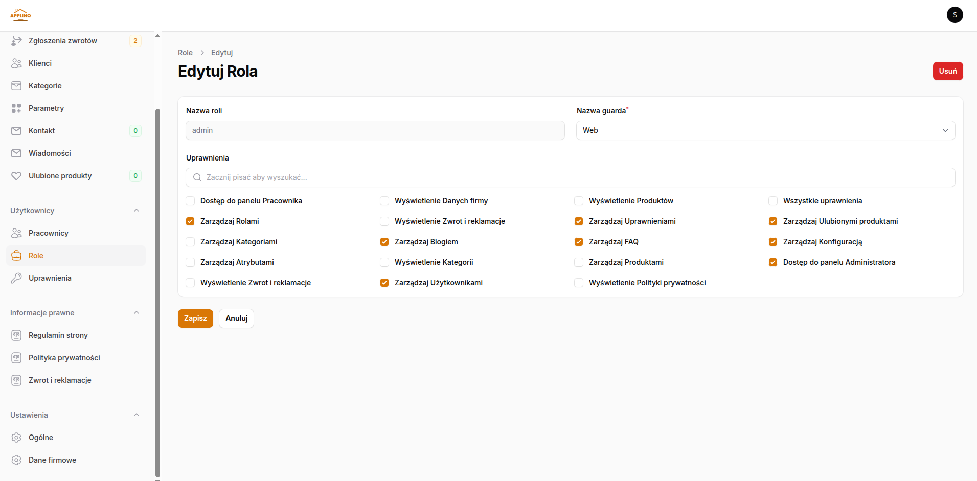 System zarządzania - 8
