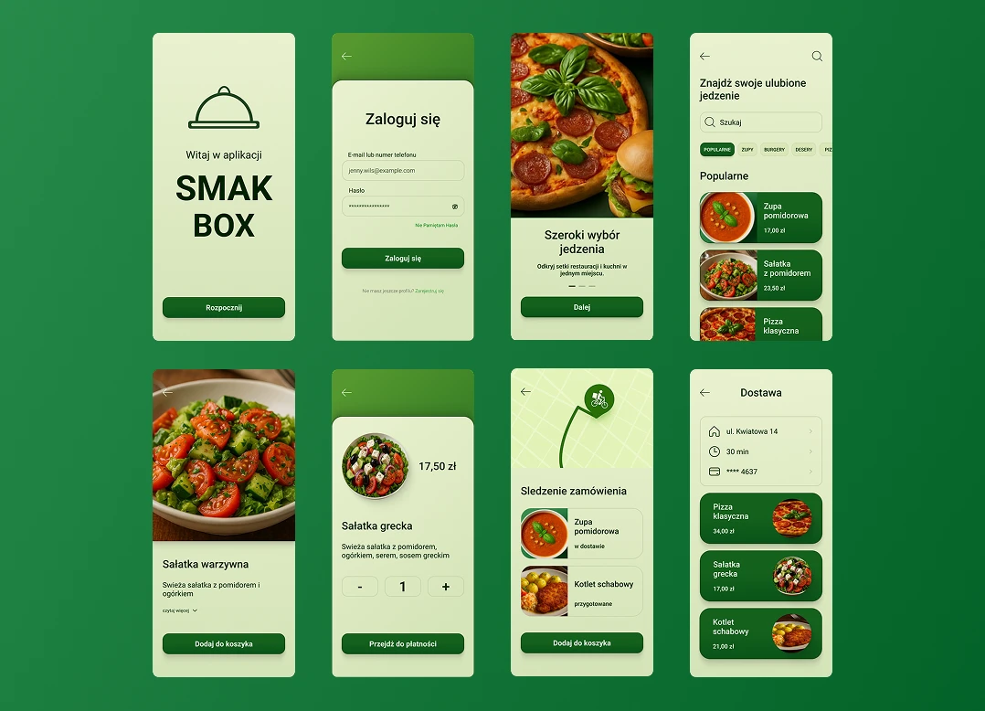 Aplikacja mobilna SmakBox – zamawiaj jedzenie szybciej niż kiedykolwiek
