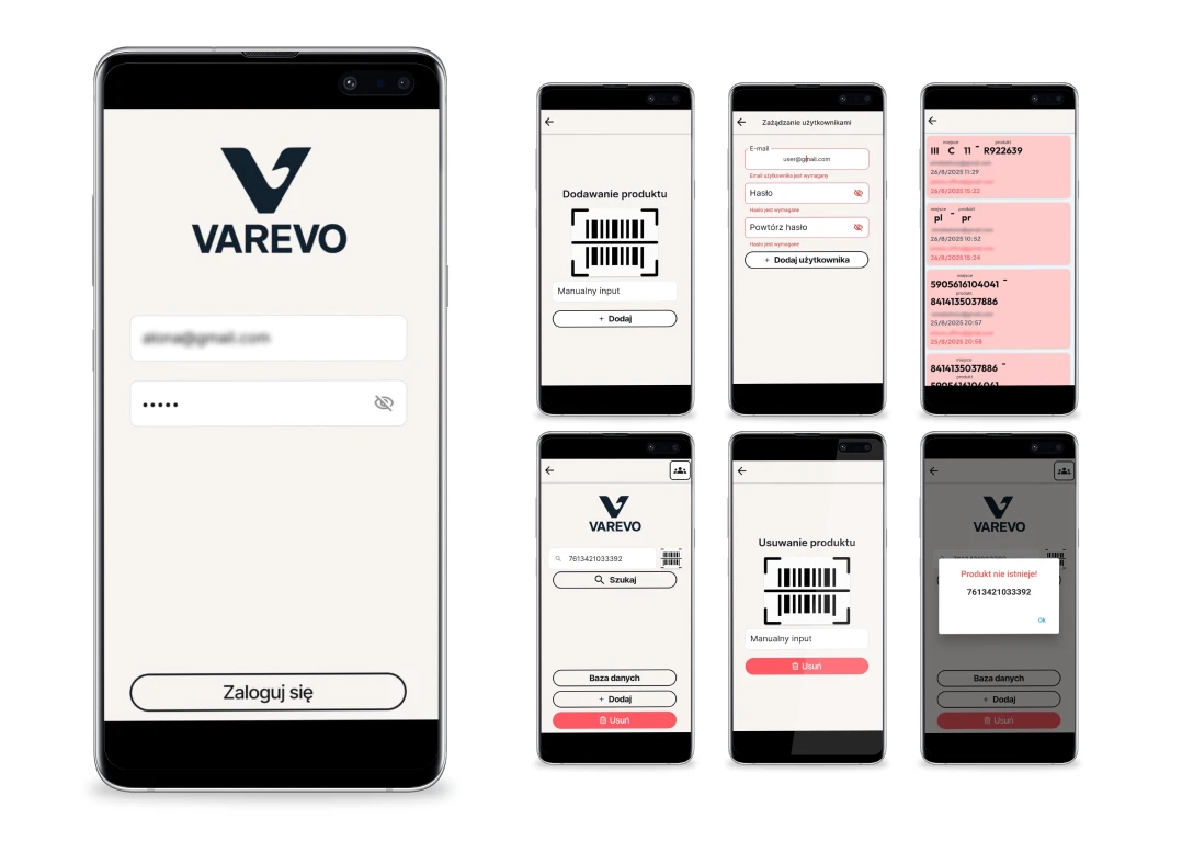 Varevo – mobilne zarządzanie magazynem
